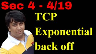 Sec 4  Lec 419  TCP Exponential off  TCPIP Protocol Deep Understanding  Udemy [upl. by Erdied482]