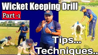 How to Improve Wicket keeping on Spin Bowling  Best Wicket Keeping Drill [upl. by Barra]