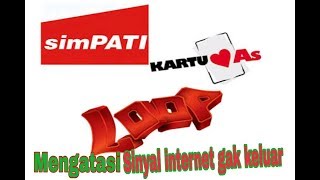 Mengatasi sinyal internet tidak keluar di kartu telkomsel [upl. by Kano]