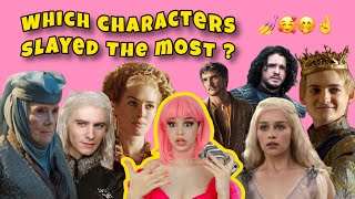 ranking game of thrones characters [upl. by Akinek]