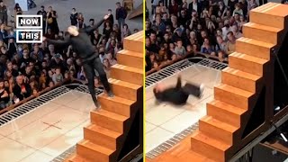 Dancer Captivates Audience With ‘Staircase’ Routine [upl. by Neukam891]