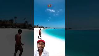 Try Not to Laugh Challenge🥰😱🤣 issei0806 beach issei travel shorts funny entertaining tiktok [upl. by Chabot]