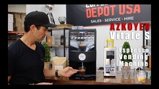 Azkoyen Vitale S Overview Espresso Vending Machine [upl. by Zorah]