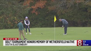 Golf tournament honors memory of Wethersfield native [upl. by Kaiser]