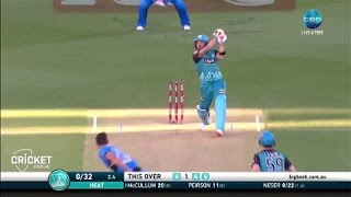 Highlights Strikers v Heat  BBL06 [upl. by Schick]