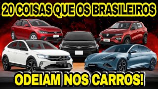 20 Coisas que os Brasileiros ODEIAM nos Carros [upl. by Johnsson]