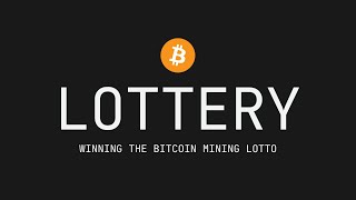 winning the bitcoin mining lottery [upl. by Balliol37]