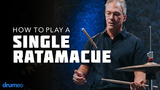 How To Play A Ratamacue  Drum Rudiment Lesson [upl. by Scammon]