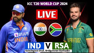 INDIA VS SOUTH AFRICA FINAL MATCH ICC T20 WORLD CUP MATCH 2024  RSA VS IND 2ND FINAL LIVE 2024 [upl. by Einnod]