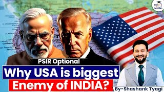 Why USA Poses a threat to Indias Growth Power Politics amp Paradox  Geopolitics Simplified [upl. by Anyer]