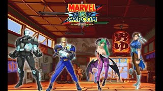 War Machine amp Captain Commando vs Chun Li amp Morrigan  Marvel vs Capcom Clash of Superheroes [upl. by Anyat]