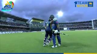 Lasith Malingas Last ODI  Batting [upl. by Enialedam]