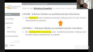 Kartellrecht 06  Deutsche Ausnahmen vom Kartellverbot  Machtmissbrauch 962021 [upl. by Annoval]