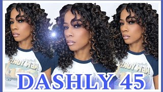 🙂 OH WE GOT A NATURAL CURLY LOOK YALL SENSATIONNEL DASHLY 45 ‼️‼️ [upl. by Euqinot]