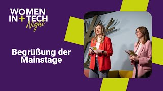 Begrüßung auf der Mainstage  Women in Tech Night24 [upl. by Ylecic]