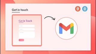 How To Create Responsive Working Contact Form Using HTML amp CSS  Receive Contact Form Data on Email [upl. by Vinn]