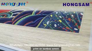 HongJet® Latex Printing Solution for PU Artificial Leather tyvek paper bamboo screen sticker [upl. by Muldon]