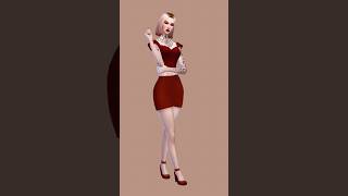 change of outfit trend  The Sims 4 CAS no CC [upl. by Perdita962]