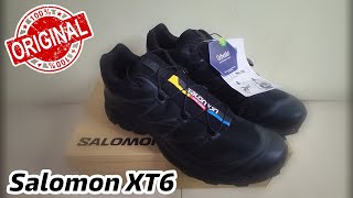 Salomon XT 6  Review Sepatu Tracking Terbaik [upl. by Ahsenit]