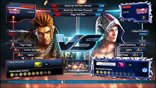 Steve  Zafina  Alisa  Claudio  Master Raven VS Eddy Gordo  Tekken 7  Tekken 7 Gameplay 620 [upl. by Elvina989]