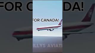 Air Canada is drifting in the air while cruising 41000 feet and the fuel tank is empty aviation [upl. by Blodget]