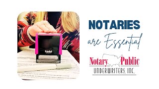 Notaries are essential Become a Notary today [upl. by Areema353]