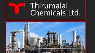 Thirumalai Chemicals Limited TCL  Multibagger  2064 [upl. by Ariada]