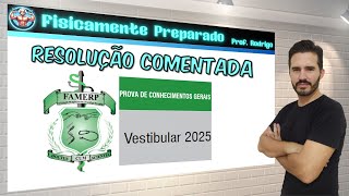 Resolução comentada vestibular Famerp 2025 [upl. by Marvel]