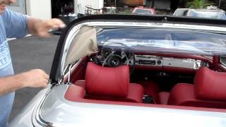 280SL Mercedes Soft Top Operation Part 2 [upl. by Jareb]