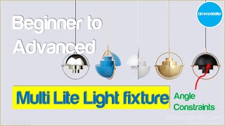 Image to Revit Parametric family  Gubi Multi Lite Pendent [upl. by Adlei663]