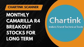 how to find Camarilla R4 Breakout Stocks monthly using chartink [upl. by Schick]