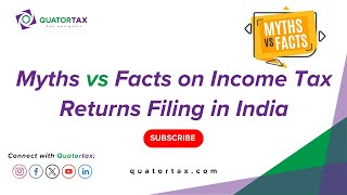 Debunking Myths  Real Facts about Income Tax Returns Filing in India [upl. by Avruch820]