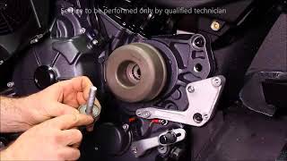 EBR 1190RX1190SX Service Manual  Final Drive  Front Sprocket Removal [upl. by Stockwell534]