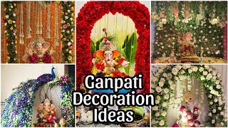 50ganpati decoration ideasganpati decoration ideas at homeganpati decoration ideas [upl. by Adrien]