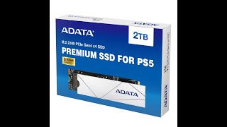 Upgrading your PS5 storage ADATA 2 TB SSD [upl. by Krefetz]