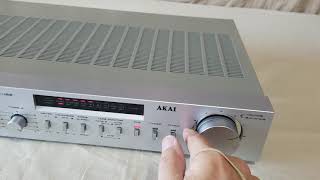 Classic AKAI AMU22 Integrated Amplifier Stereo [upl. by Scrivens]