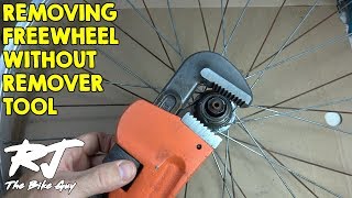 How To Remove Freewheel Without Remover Tool [upl. by Dray436]