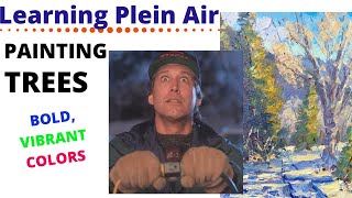 Before You Oil Paint TREES Know This Beginner PLEIN AIR [upl. by Zechariah799]