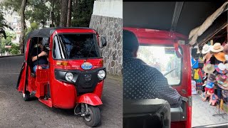 My first ride on a Tuk Tuk in Guatemala Santiago Atitlan Guatemala [upl. by Aicella773]