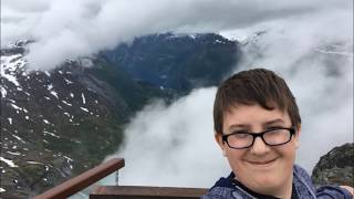 June 2017  Dalsnibba Skywalk  Geiranger Norway [upl. by Aenahs949]