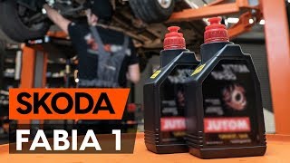 Hoe een transmissie olie vervangen op een SKODA FABIA 1 6Y5 AUTODOCTUTORIAL [upl. by Egbert]