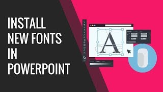 How to install new fonts in PowerPoint [upl. by Nwahsek]