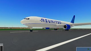 First Person 767 landing ptfs [upl. by Olnton]