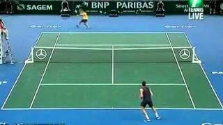 Nalbandian vs Del Potro ParisBercy 2008 [upl. by Lucey610]