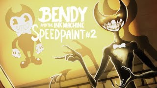 Bendy and the Ink Machine  Speedpaint 2 JT Machinima song [upl. by Adia]