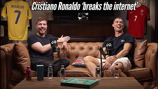 Cristiano Ronaldo ‘breaks the internet’ as new video with YouTube superstar hits 1M views in 30 mins [upl. by Charlena607]