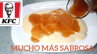 ¡MEJOR QUE EN KFC ¡EN 5 MINUTOS SALSA GRAVY PARA PURÉ DE PAPAS Y CARNES COMO HACER SALSA GRAVY [upl. by Nnaitak]