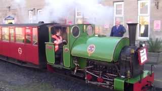 Kirklees Light Railway  Clayton West Station  Wednesday 19th February 2014 [upl. by Coonan]