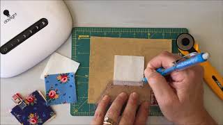 Hand Piecing Basics Marking Stitching Lines [upl. by Claud]