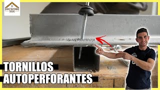 🔶Tipos de TORNILLOS AUTOPERFORANTES para METAL🔶 [upl. by Noelyn]